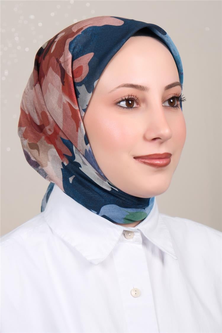 Silk Life Firuze Soft Eşarp 1722-1