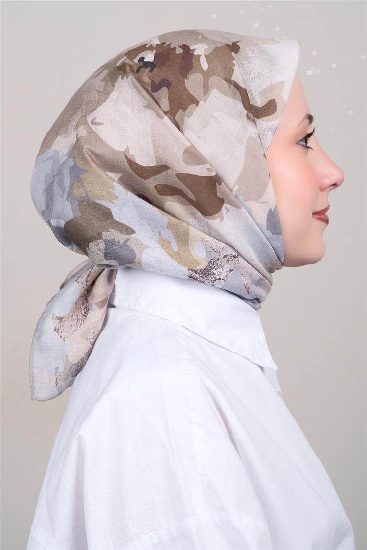 Silk Life Firuze Soft Eşarp 1722-4