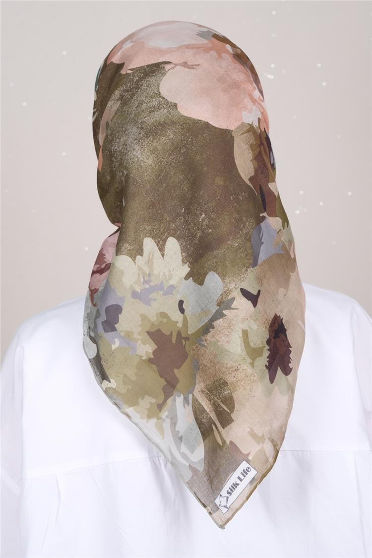 Silk Life Firuze Soft Eşarp 1722-5