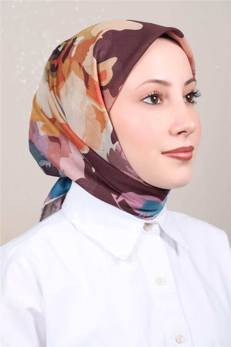 Silk Life Firuze Soft Eşarp 1722-6
