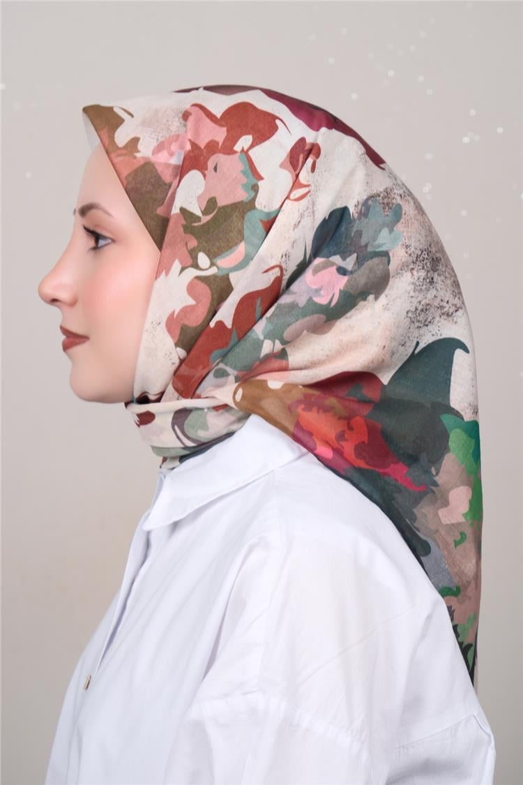 Silk Life Firuze Soft Eşarp 1722-7