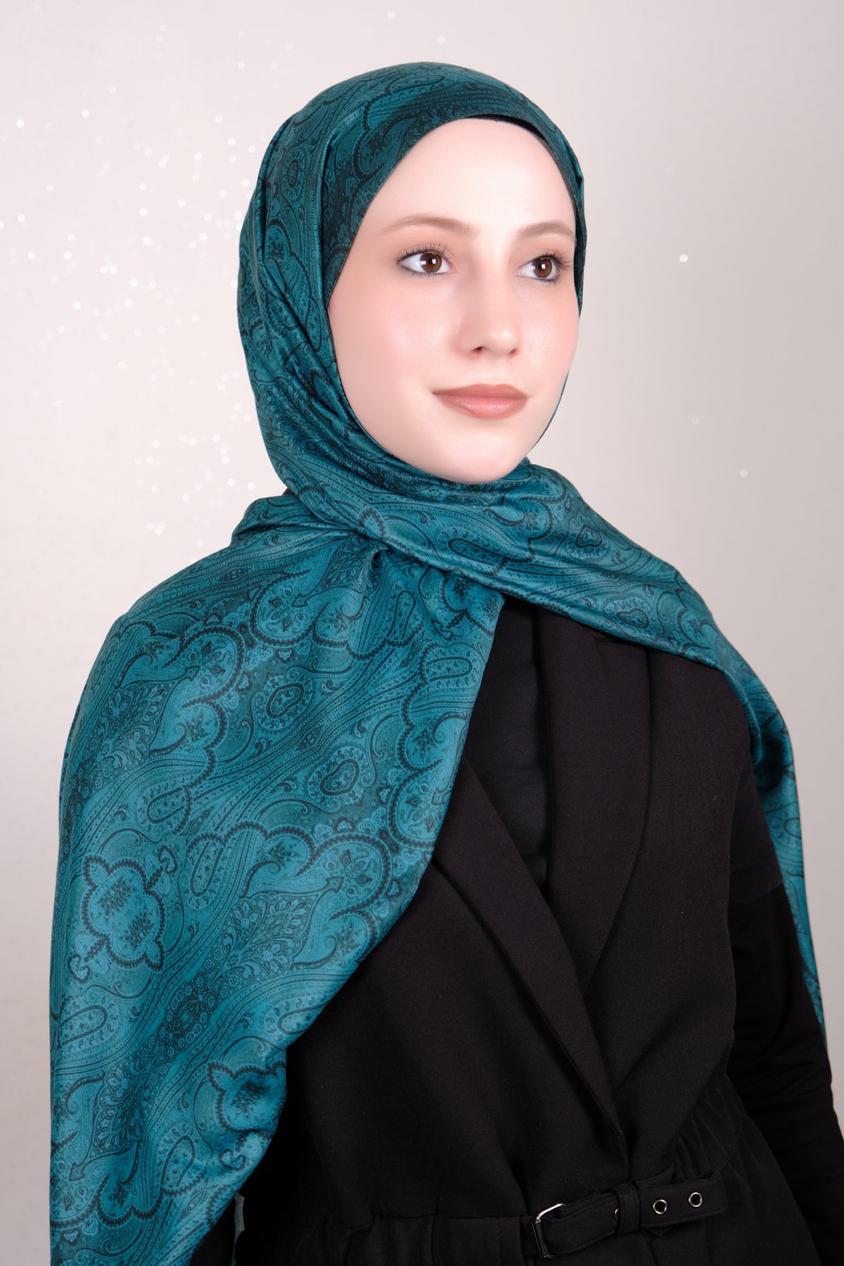 Silk Life Firuze Soft Şal 1510-2