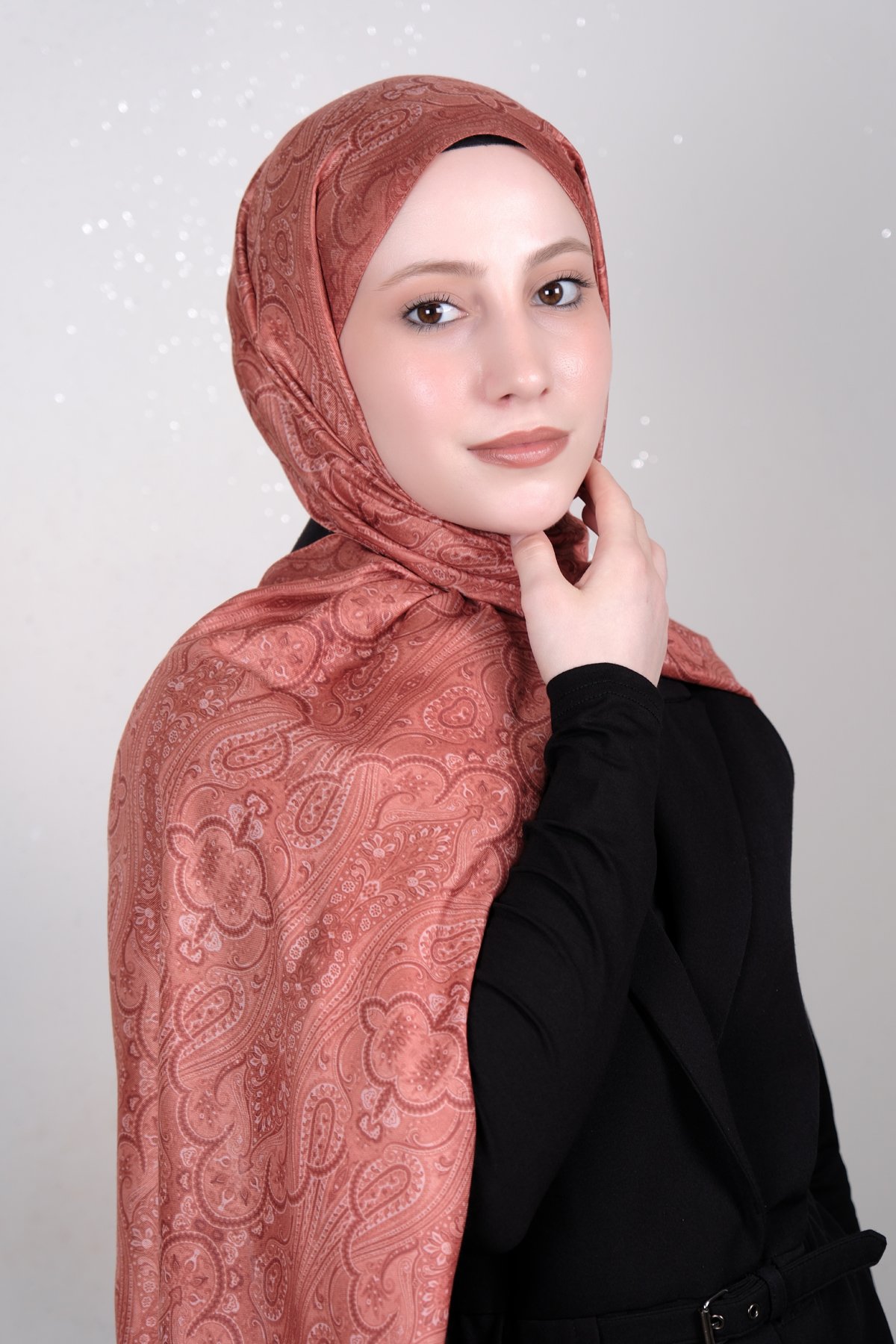 Silk Life Firuze Soft Şal 1510-5  