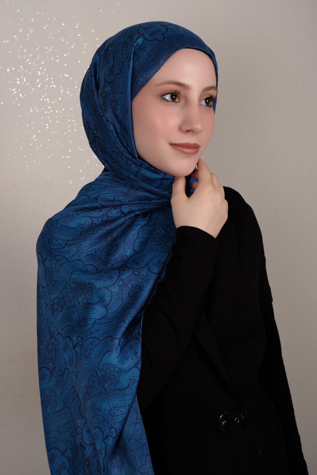 Silk Life Firuze Soft Şal 1510-8