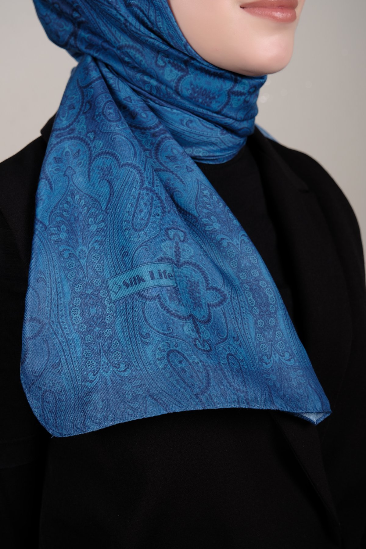 Silk Life Firuze Soft Şal 1510-8
