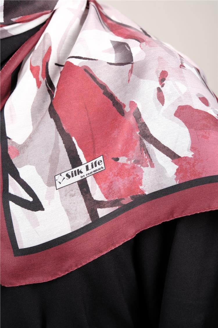 Silk Life Firuze Soft Şal 1513-2