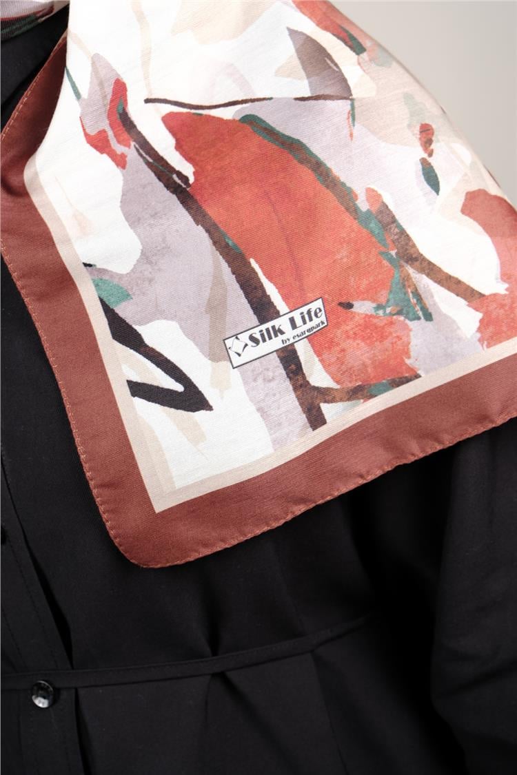 Silk Life Firuze Soft Şal 1513-5