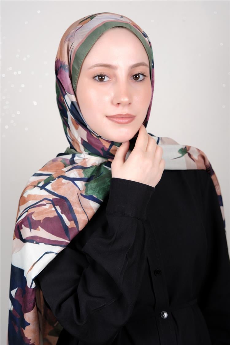 Silk Life Firuze Soft Şal 1513-8
