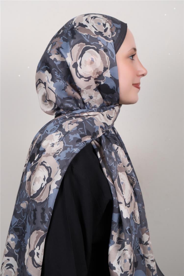 Silk Life Firuze Soft Şal 1521-9