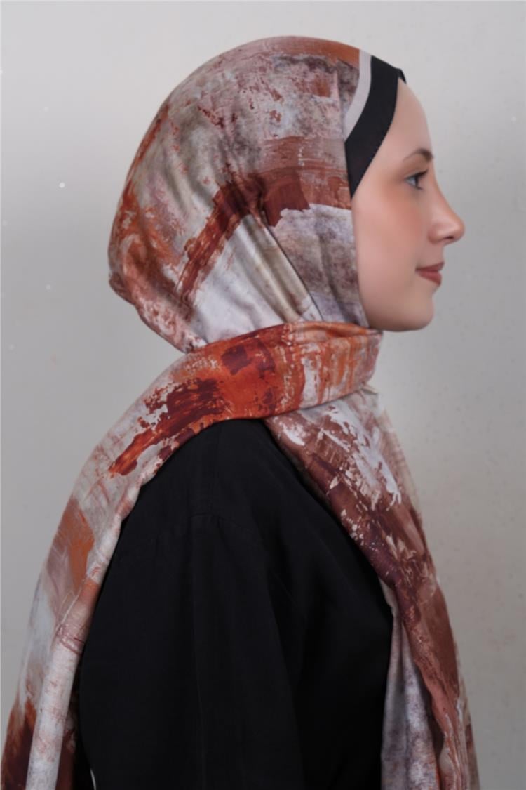 Silk Life Firuze Soft Şal 1523-2