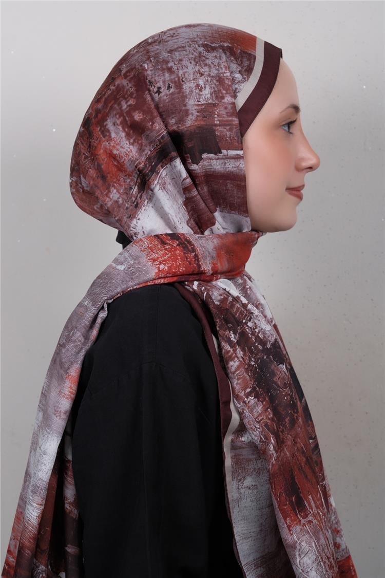 Silk Life Firuze Soft Şal 1523-5