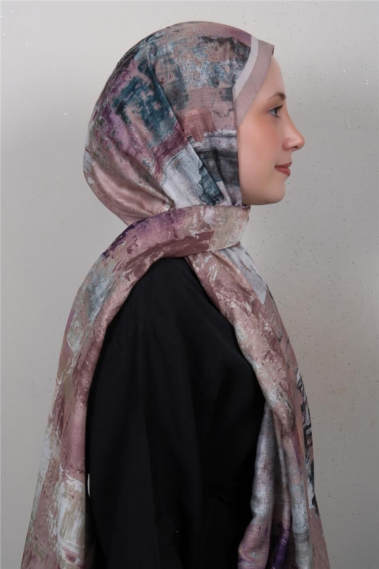 Silk Life Firuze Soft Şal 1523-6