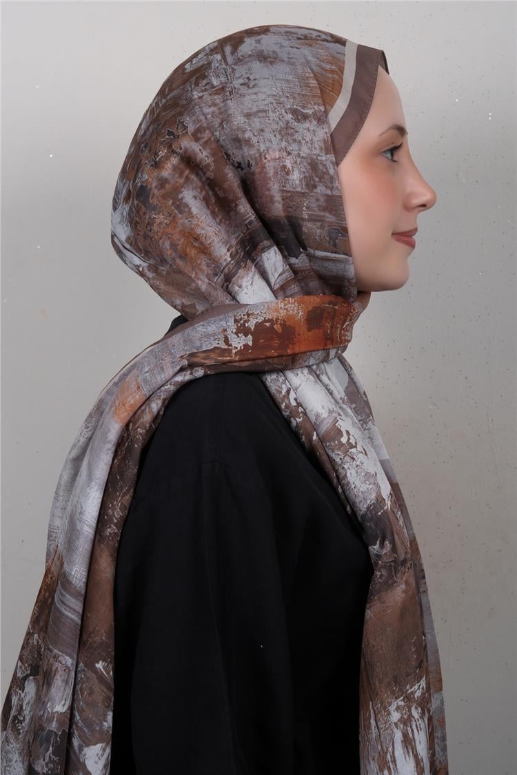 Silk Life Firuze Soft Şal 1523-7