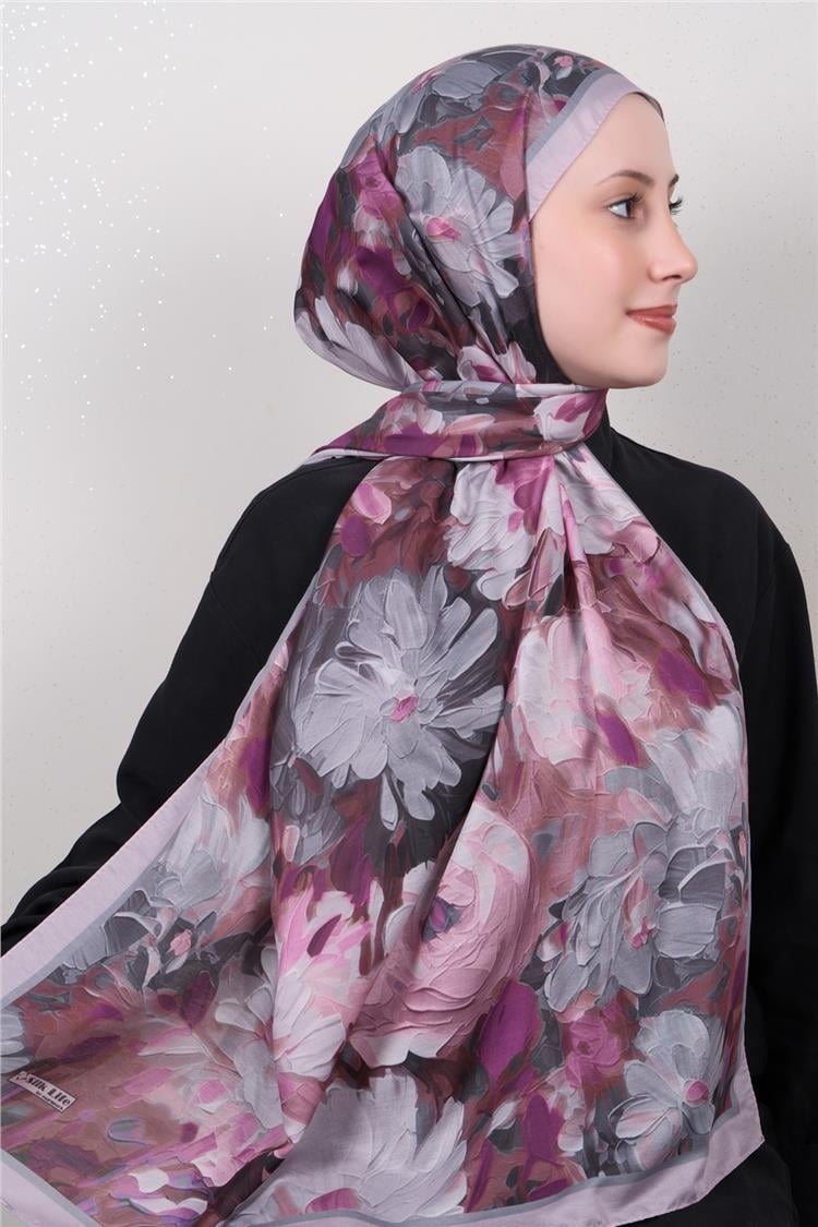 Silk Life Firuze Soft Şal 1524-7