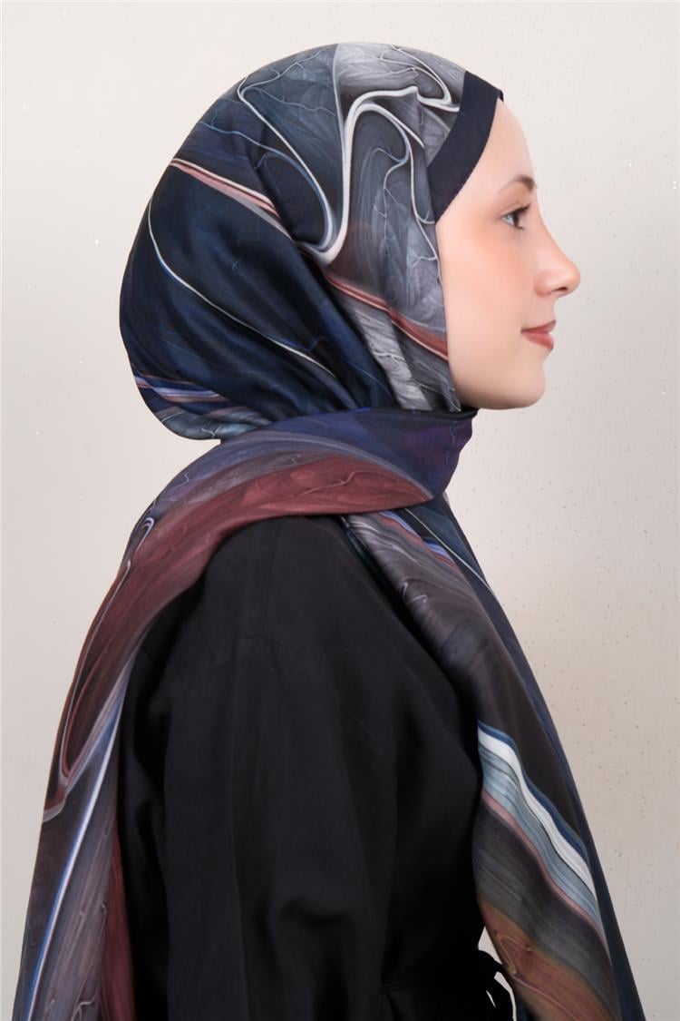 Silk Life Firuze Soft Şal 1527-3