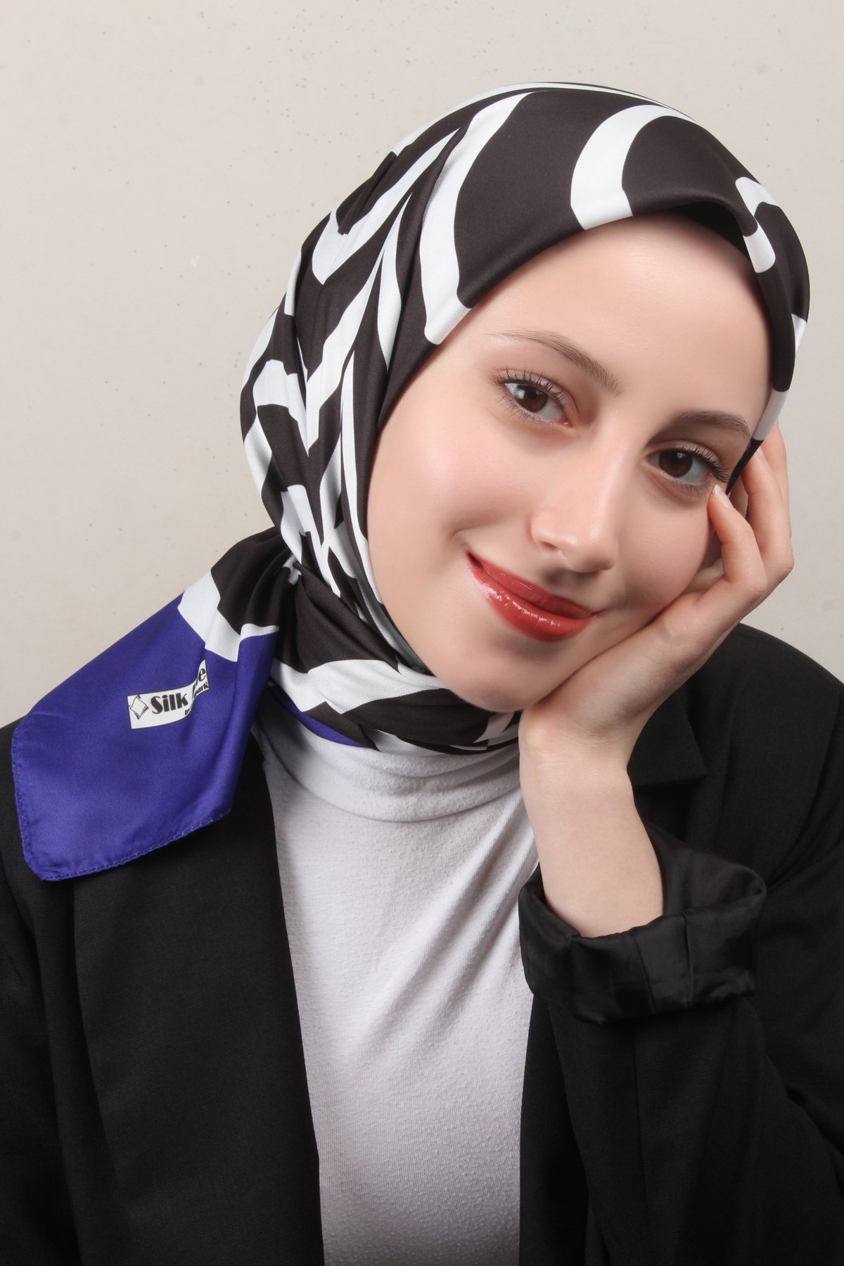 Silk Life Lotus Eşarp 4122-8 Mor