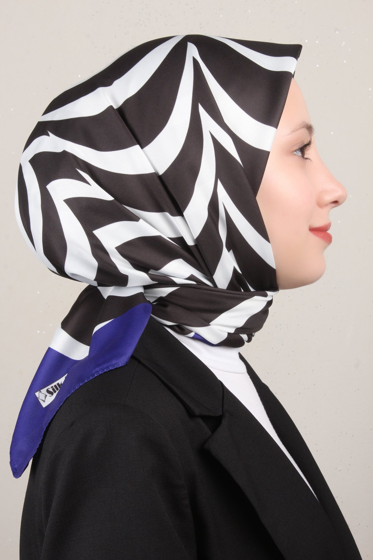 Silk Life Lotus Eşarp 4122-8 Mor