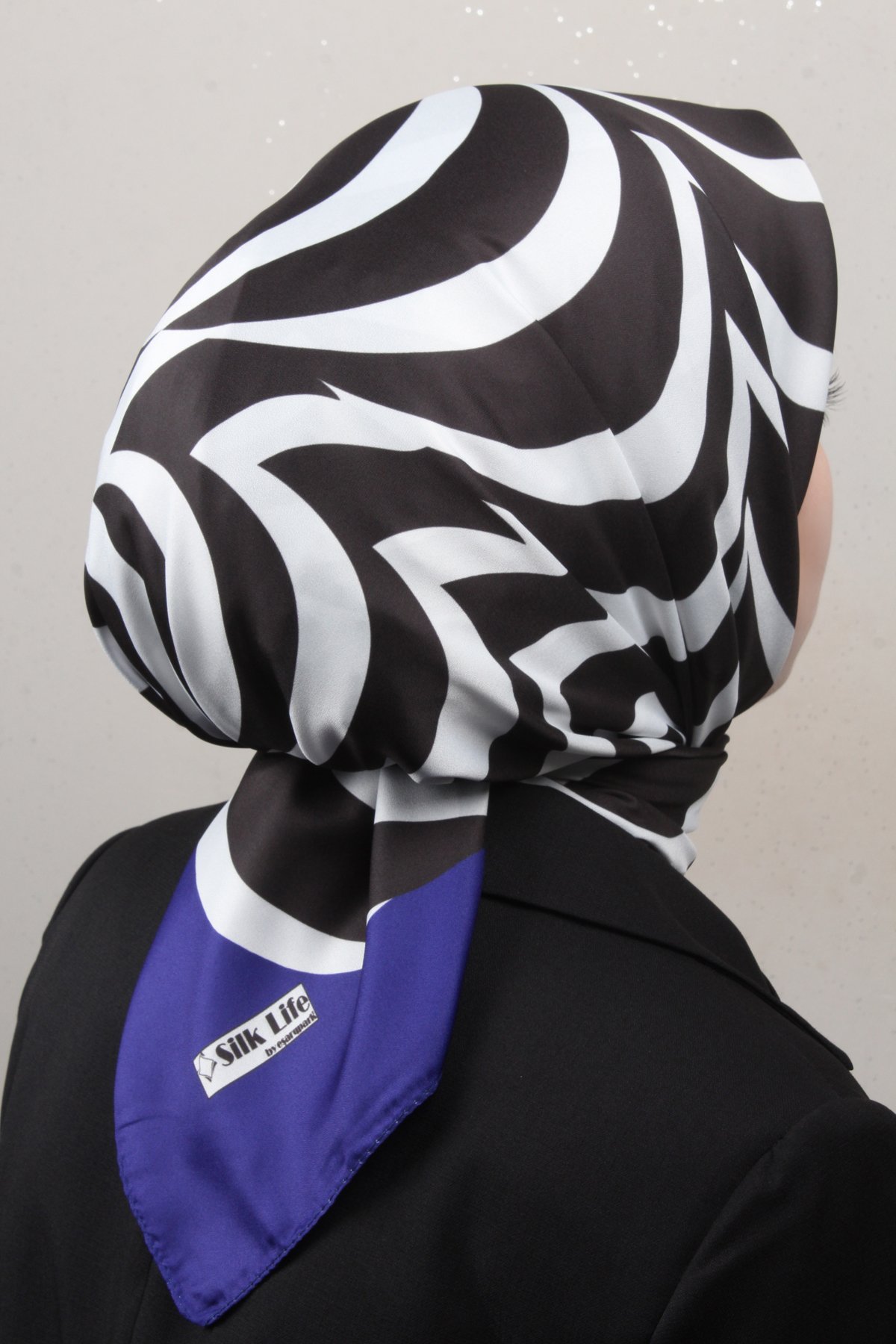 Silk Life Lotus Eşarp 4122-8 Mor