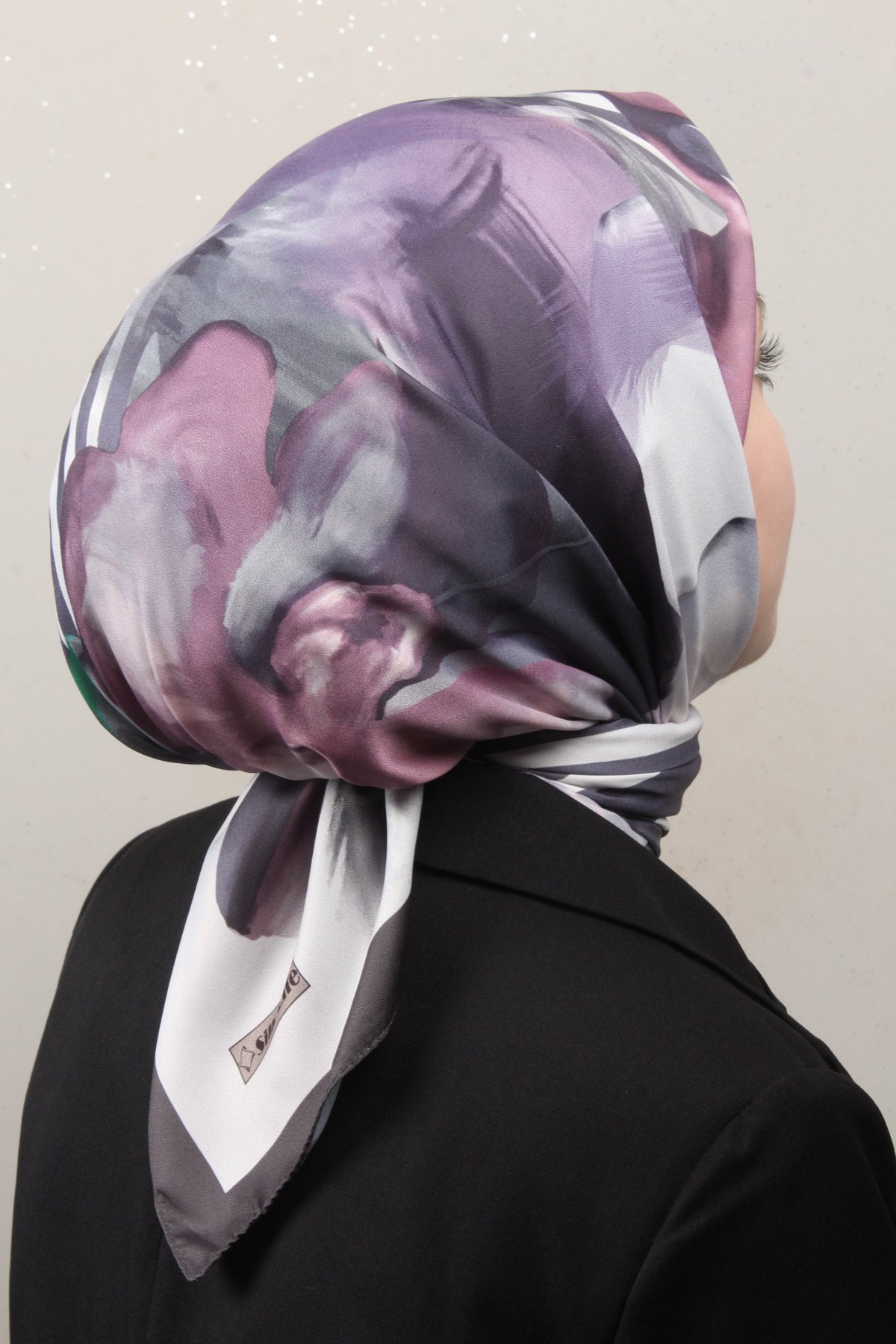 Silk Life Lotus Eşarp 4123-8 Lila