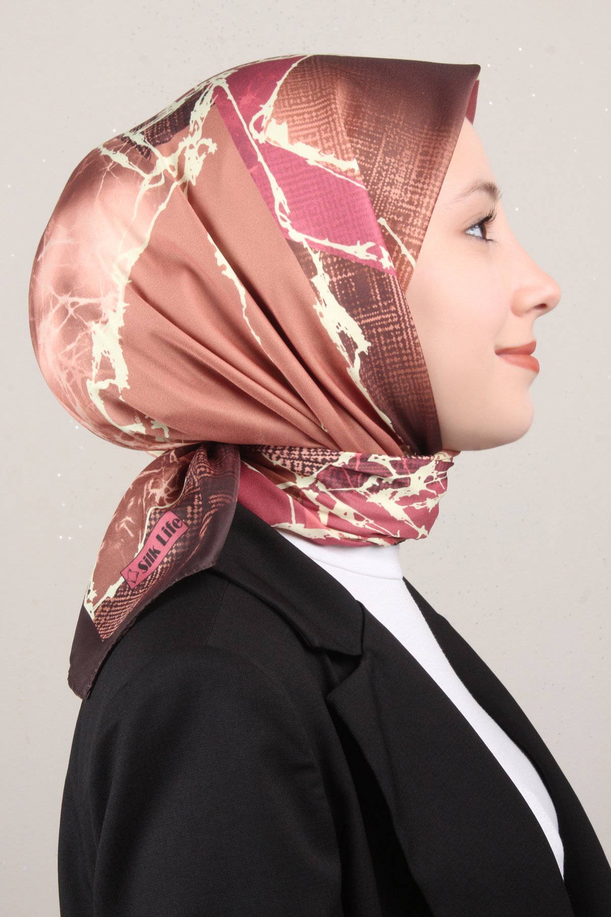 Silk Life Lotus Eşarp 4124-4 Lotus