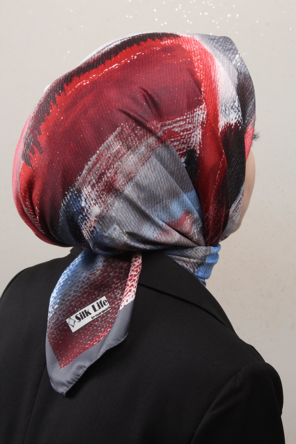 Silk Life Lotus Eşarp 4125-3 Gri