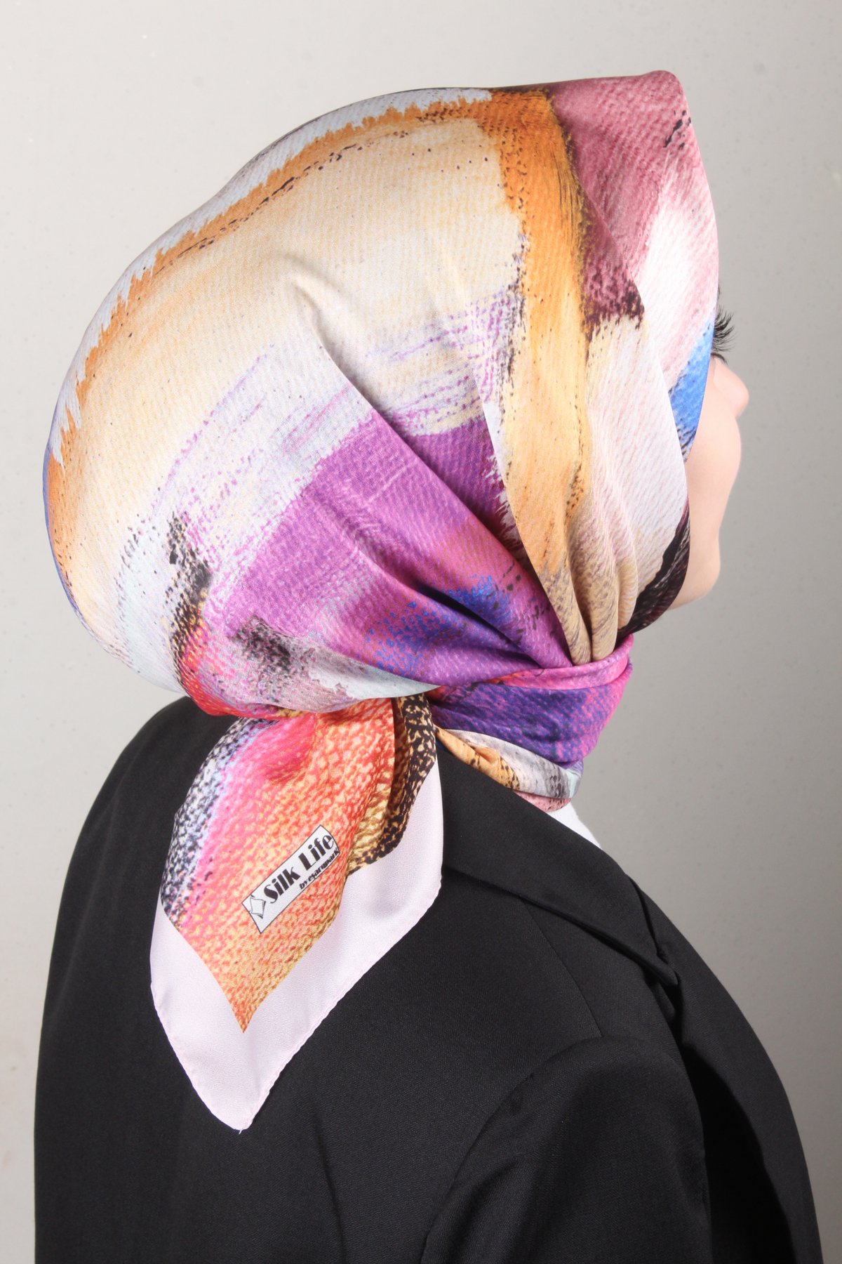 Silk Life Lotus Eşarp 4125-5 Karışık