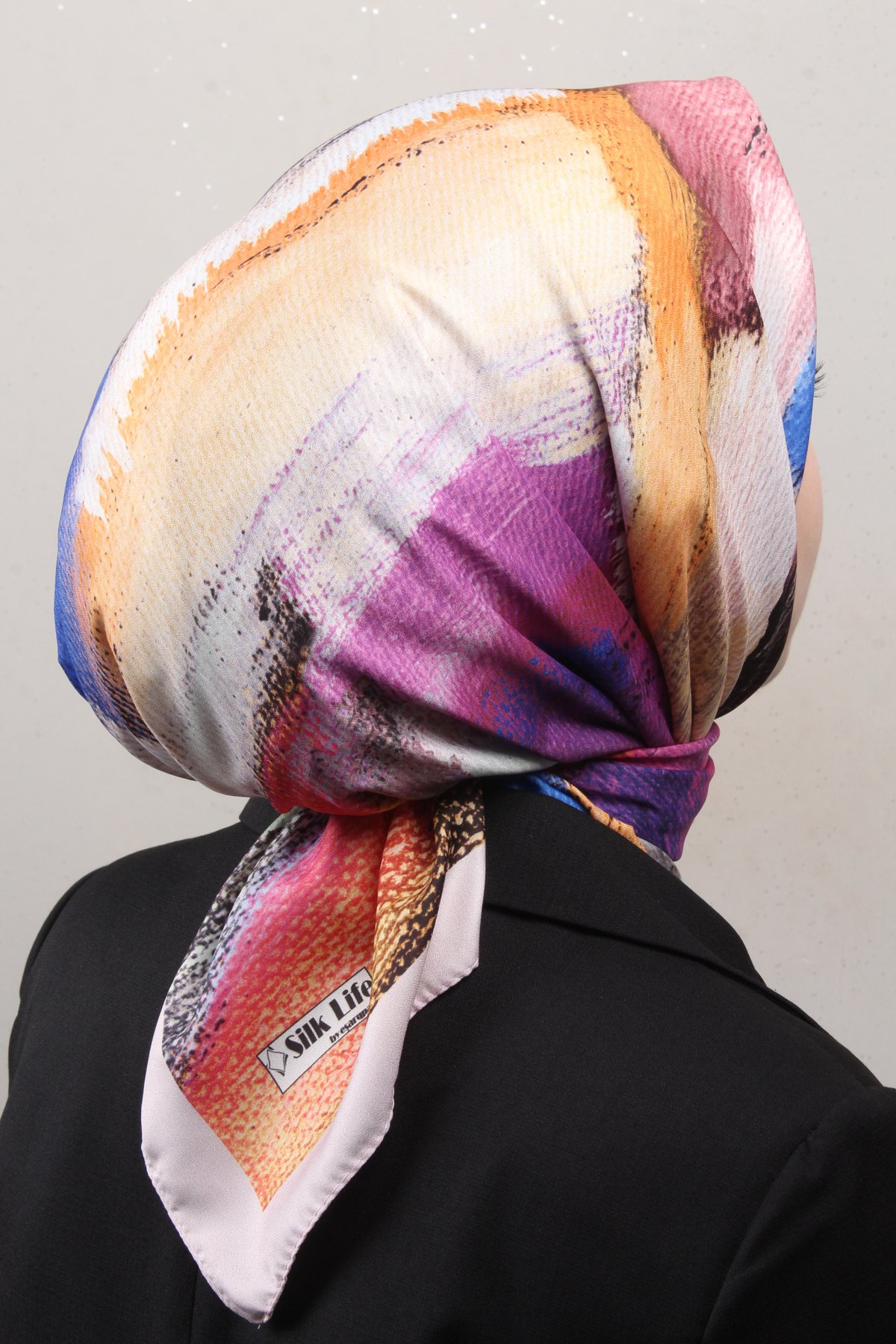Silk Life Lotus Eşarp 4125-5 Karışık