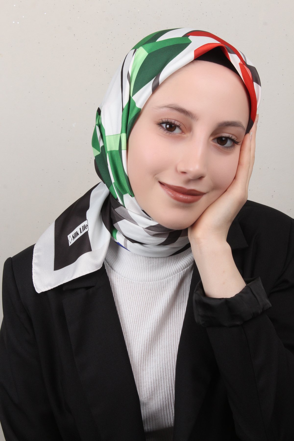 Silk Life Lotus Eşarp 4126-10