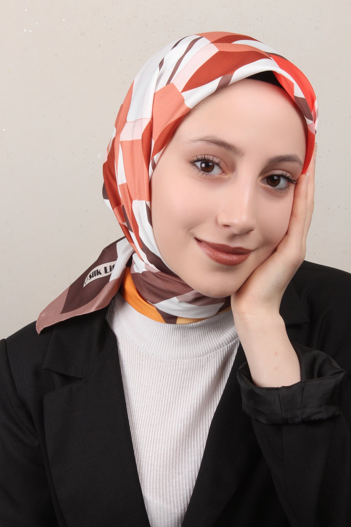 Silk Life Lotus Eşarp 4126-12