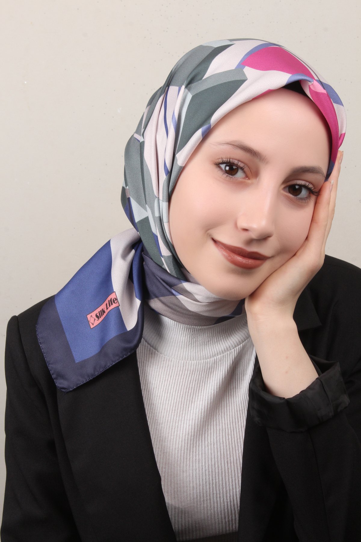 Silk Life Lotus Eşarp 4126-6