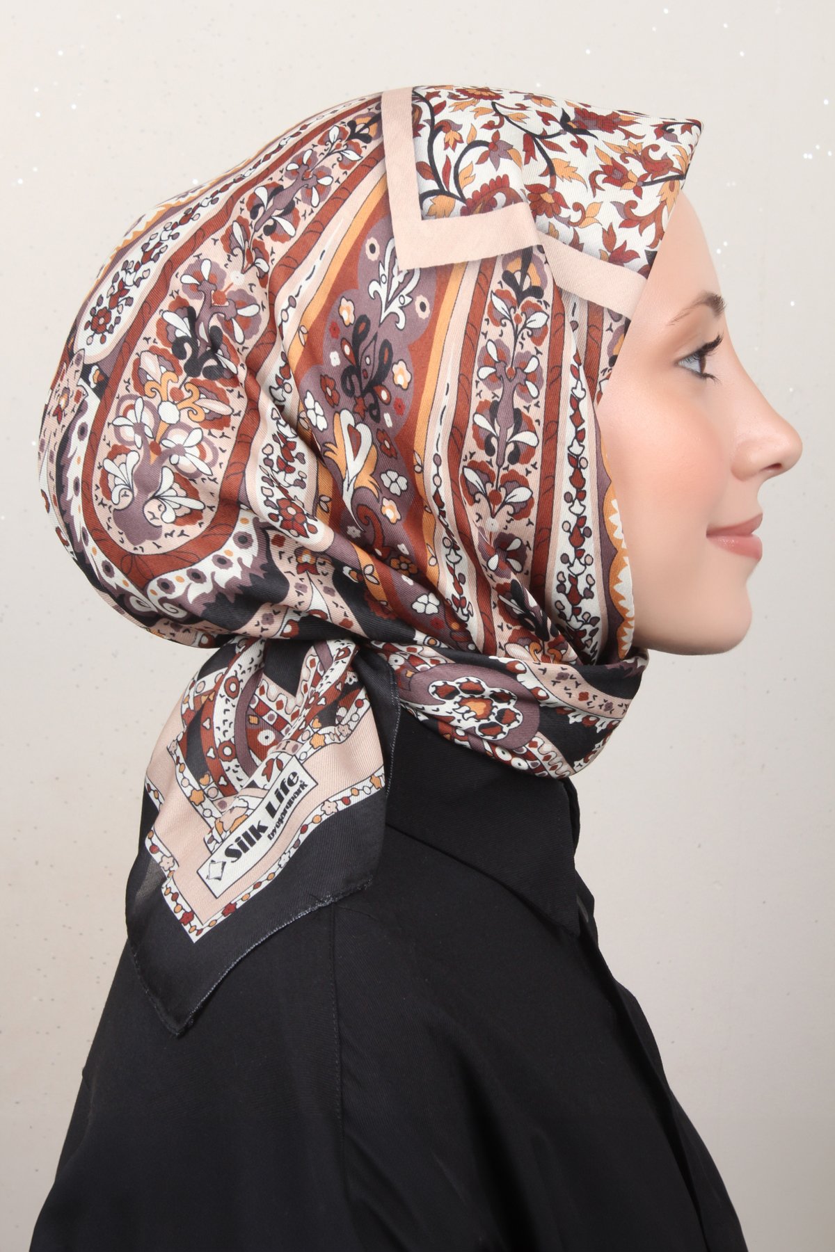 Silk Life Lotus Eşarp 4127-9