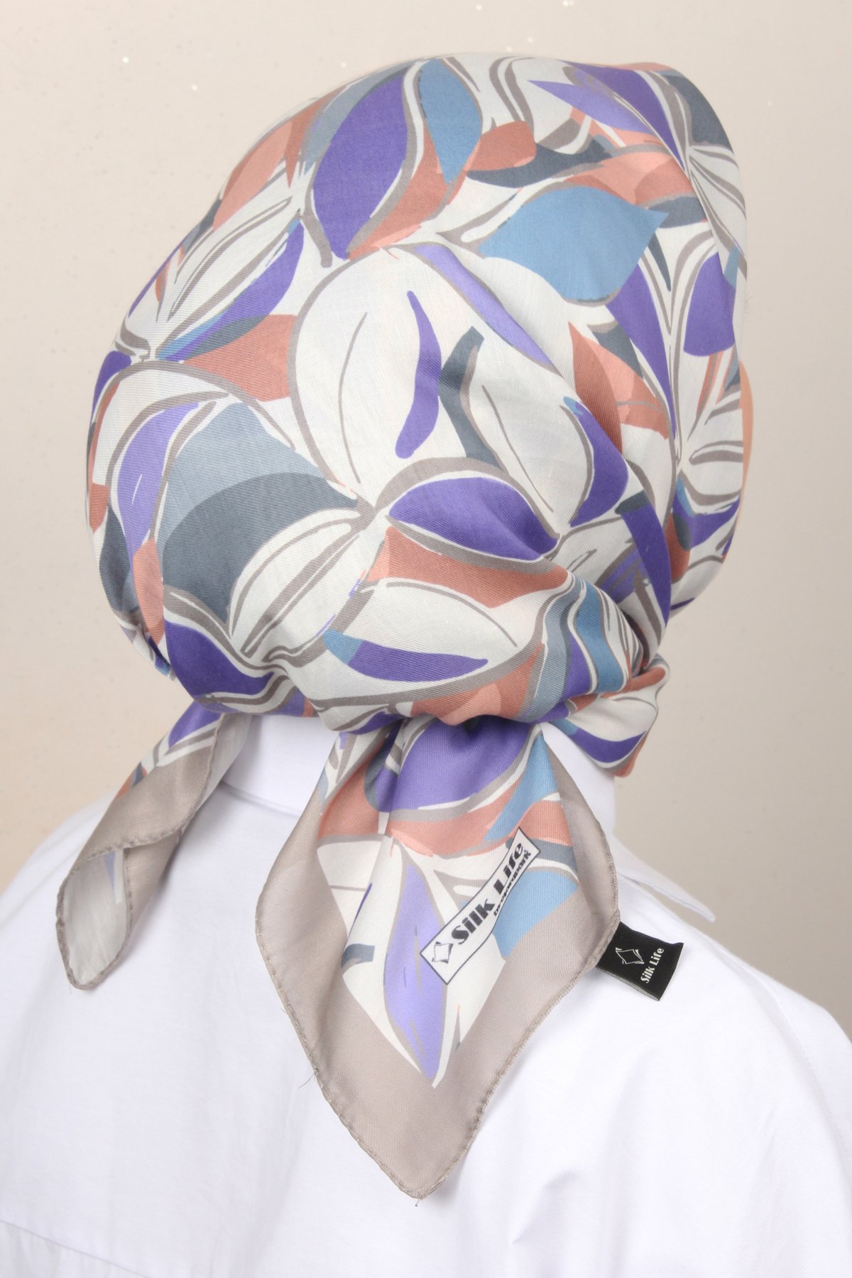 Silk Life Lotus Eşarp 4128-3 Islak Kum 