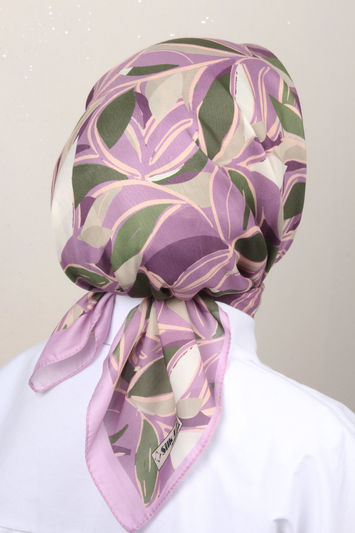 Silk Life Lotus Eşarp 4128-7 Lila 