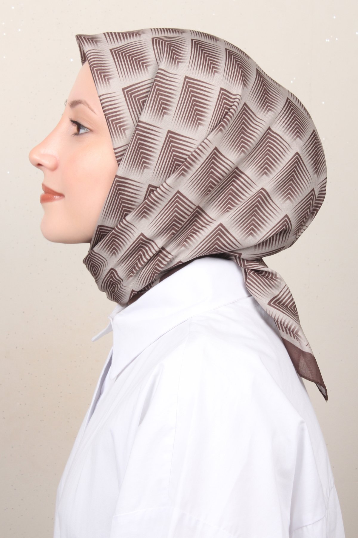 Silk Life Lotus Eşarp 4129-10 Haki