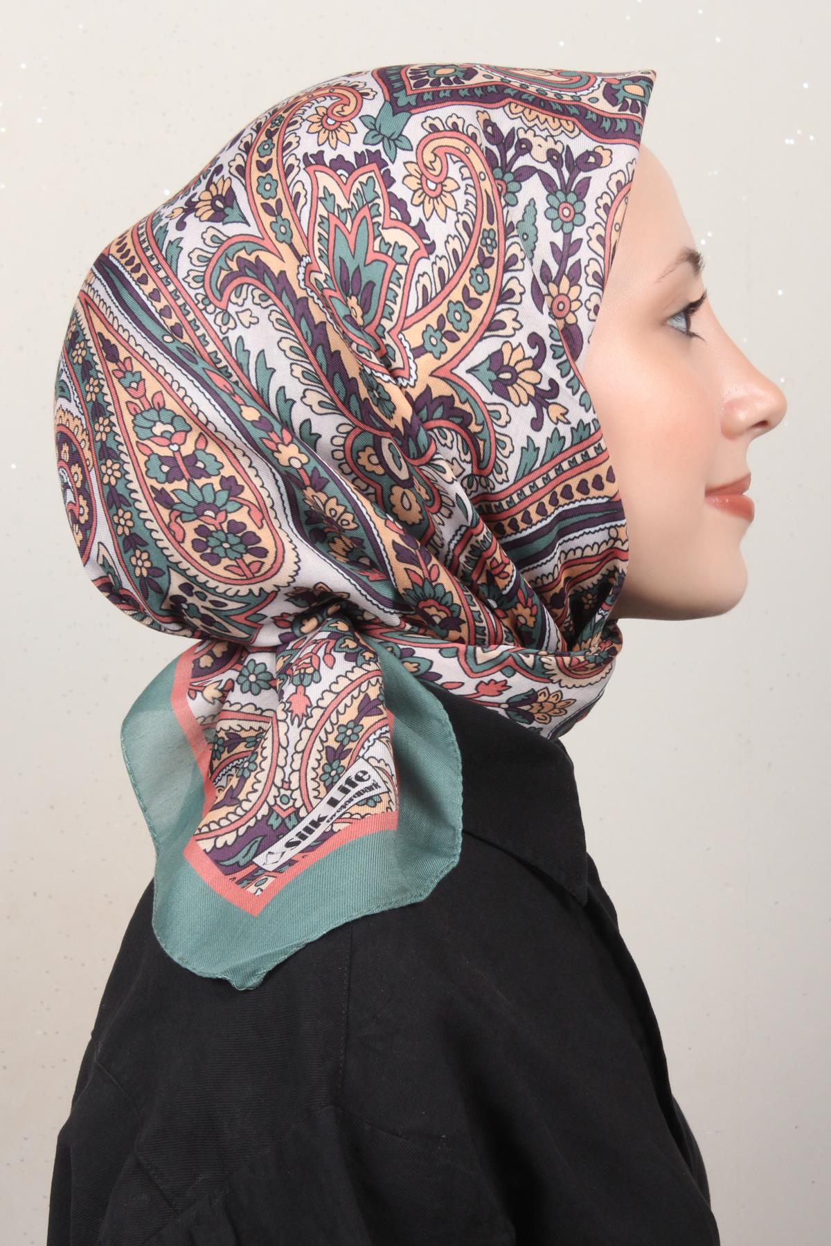 Silk Life Soft Pamuk Eşarp 4130-14                                                   