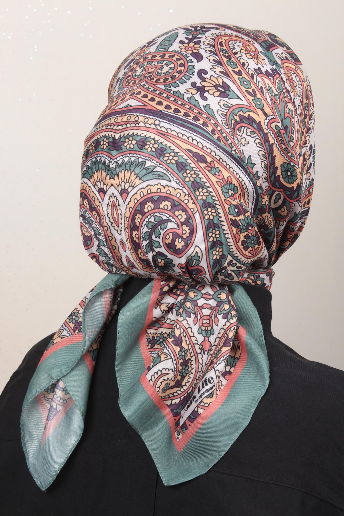 Silk Life Soft Pamuk Eşarp 4130-14                                                   