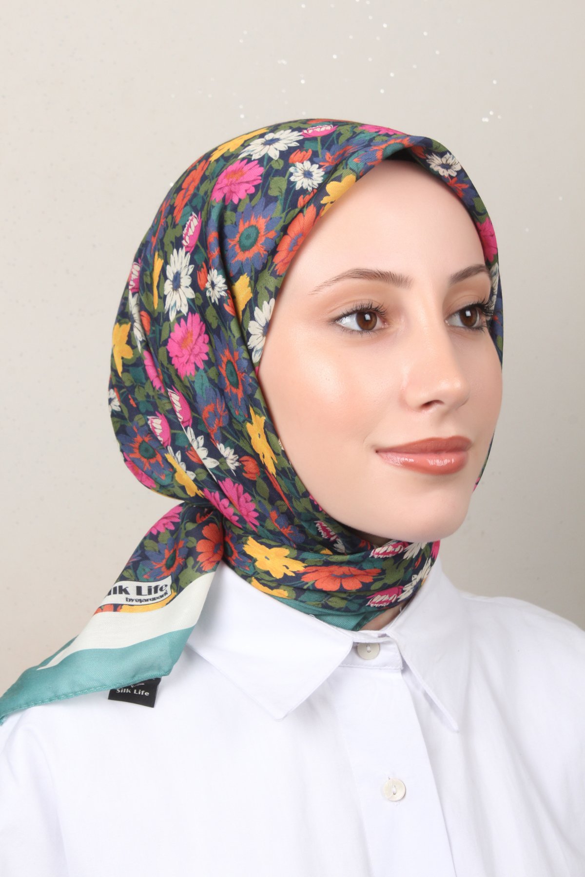 Silk Life Soft Pamuk Eşarp 4132-3 