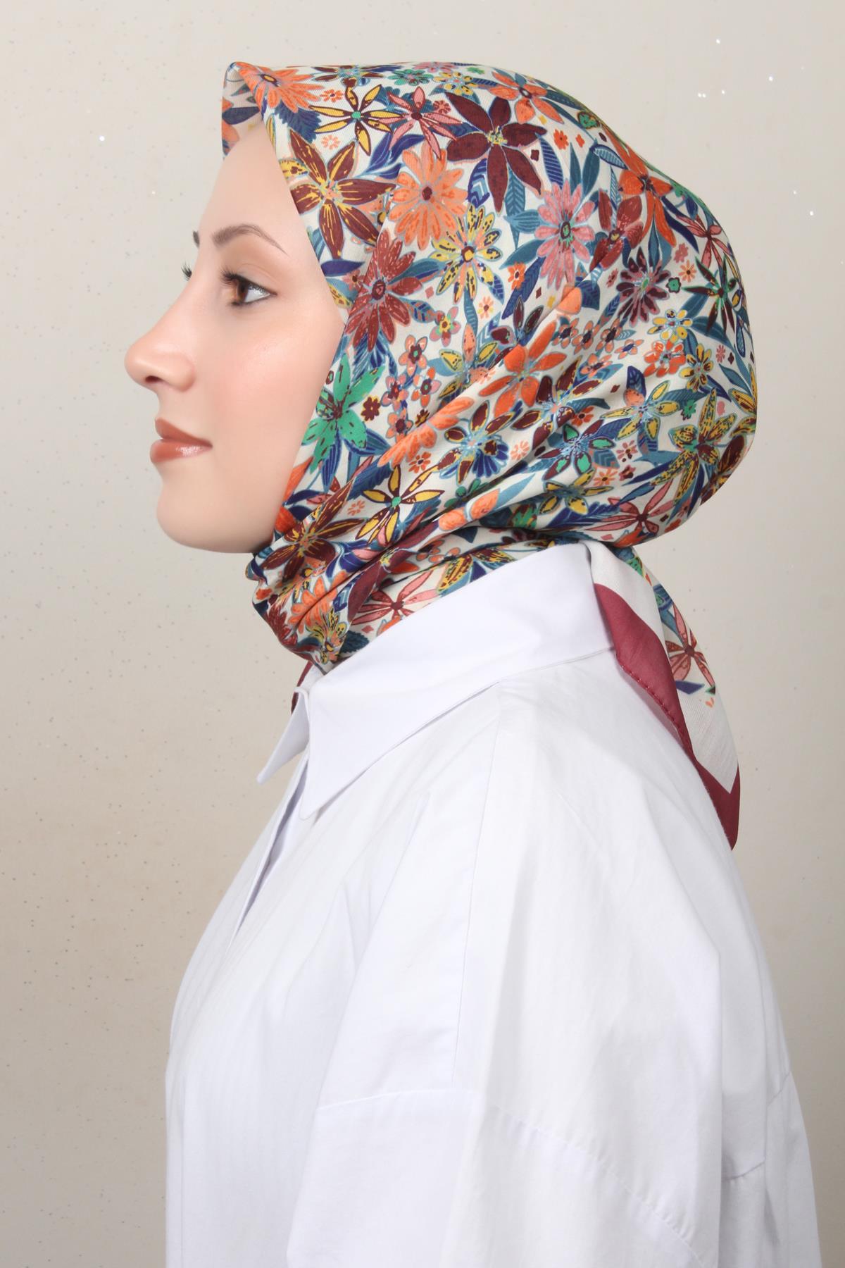 Silk Life Soft Pamuk Eşarp 4133-1