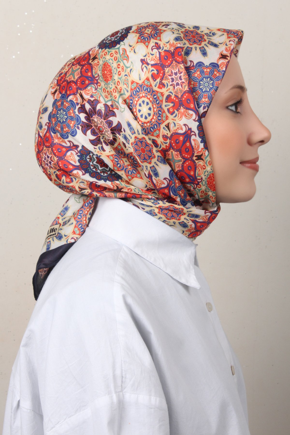 Silk Life Soft Pamuk Eşarp 4148-9