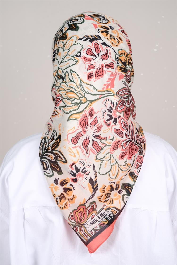 Silk Life Soft Pamuk Eşarp 4306-7