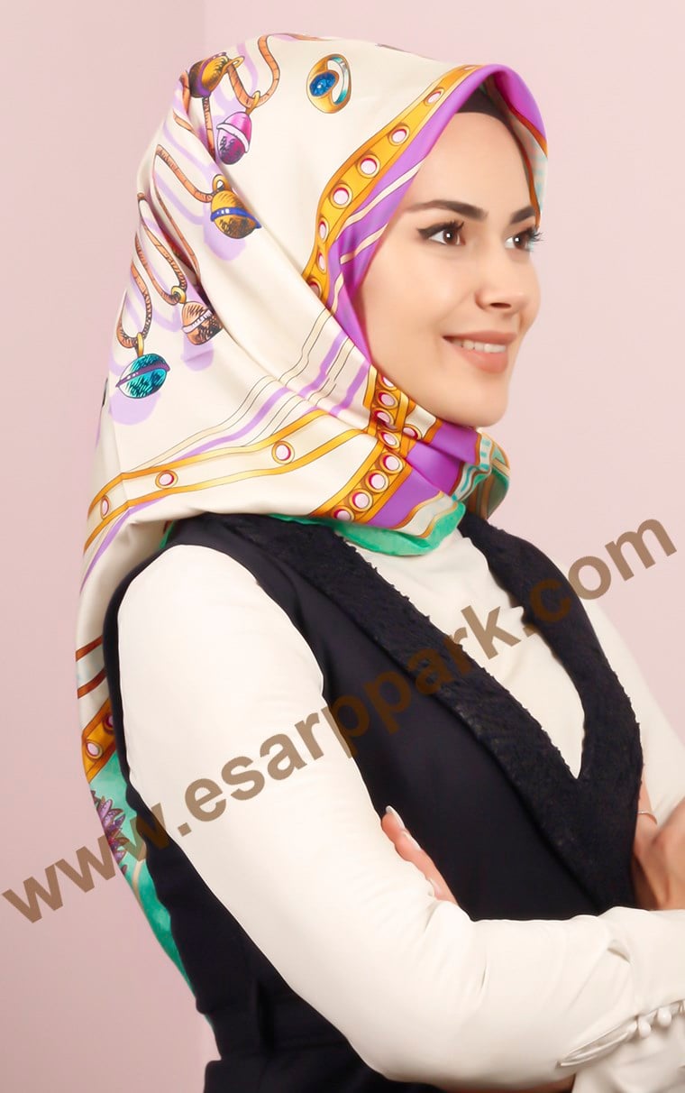 Silkhome İndirimli İpek Eşarp 15082-6
