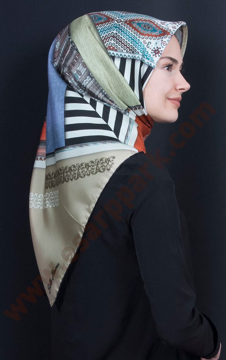 Silkhome İpek Eşarp 15074-2
