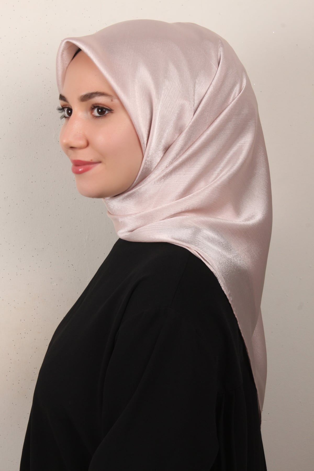 Silver Janjan Eşarp 4104-2 Soft Pudra