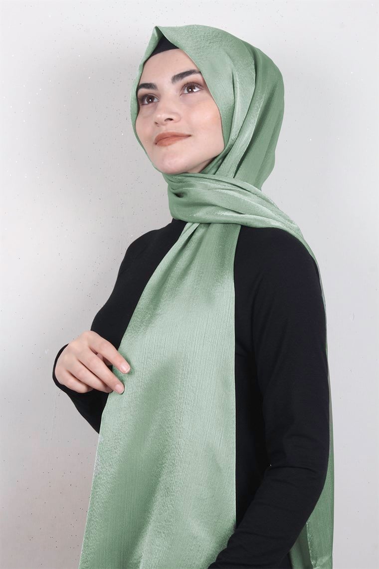 Silver Janjan Şal 2729-10 Mint Yeşili