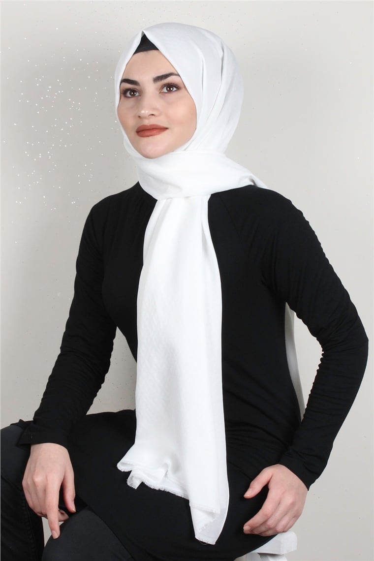 Simerya Şal 1393-12 Beyaz