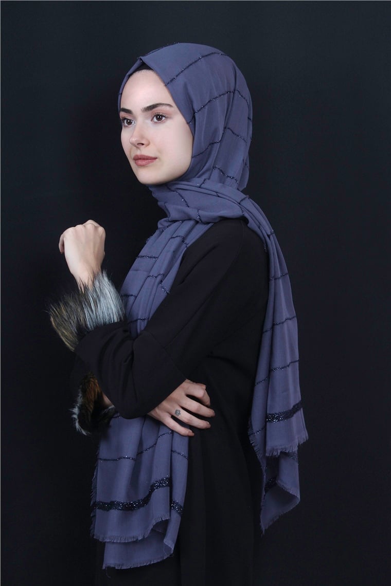 Simli Pamuk Şal 505-11