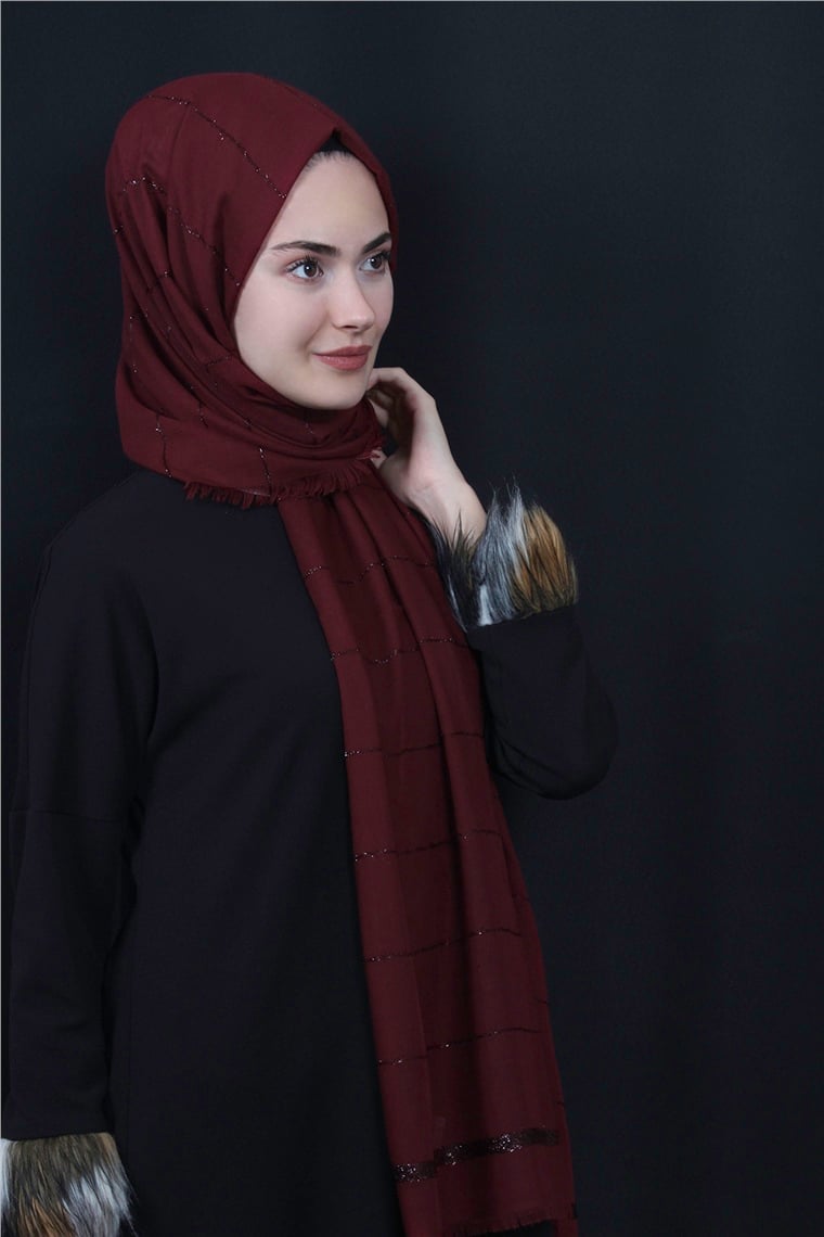 Simli Pamuk Şal 505-3