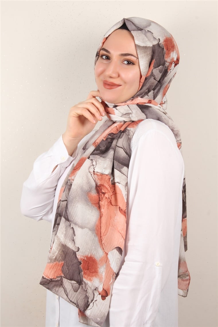 Soft Touch Şal 2744-1 Turuncu