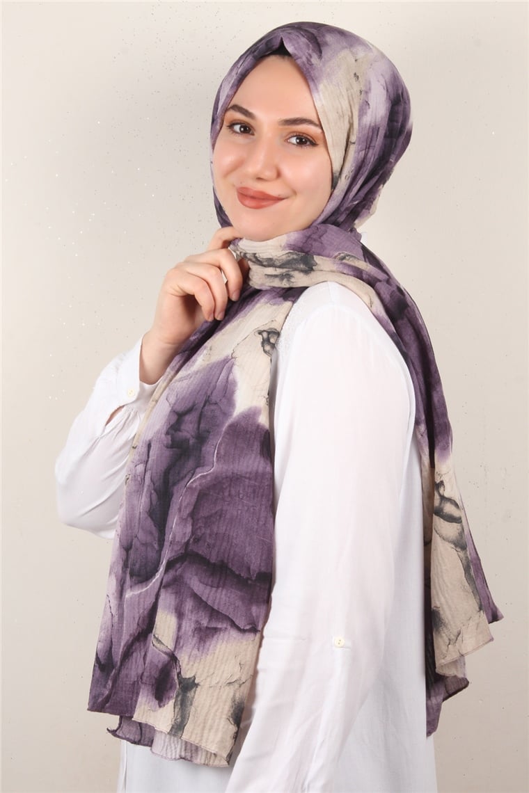 Soft Touch Şal 2744-12 Mor