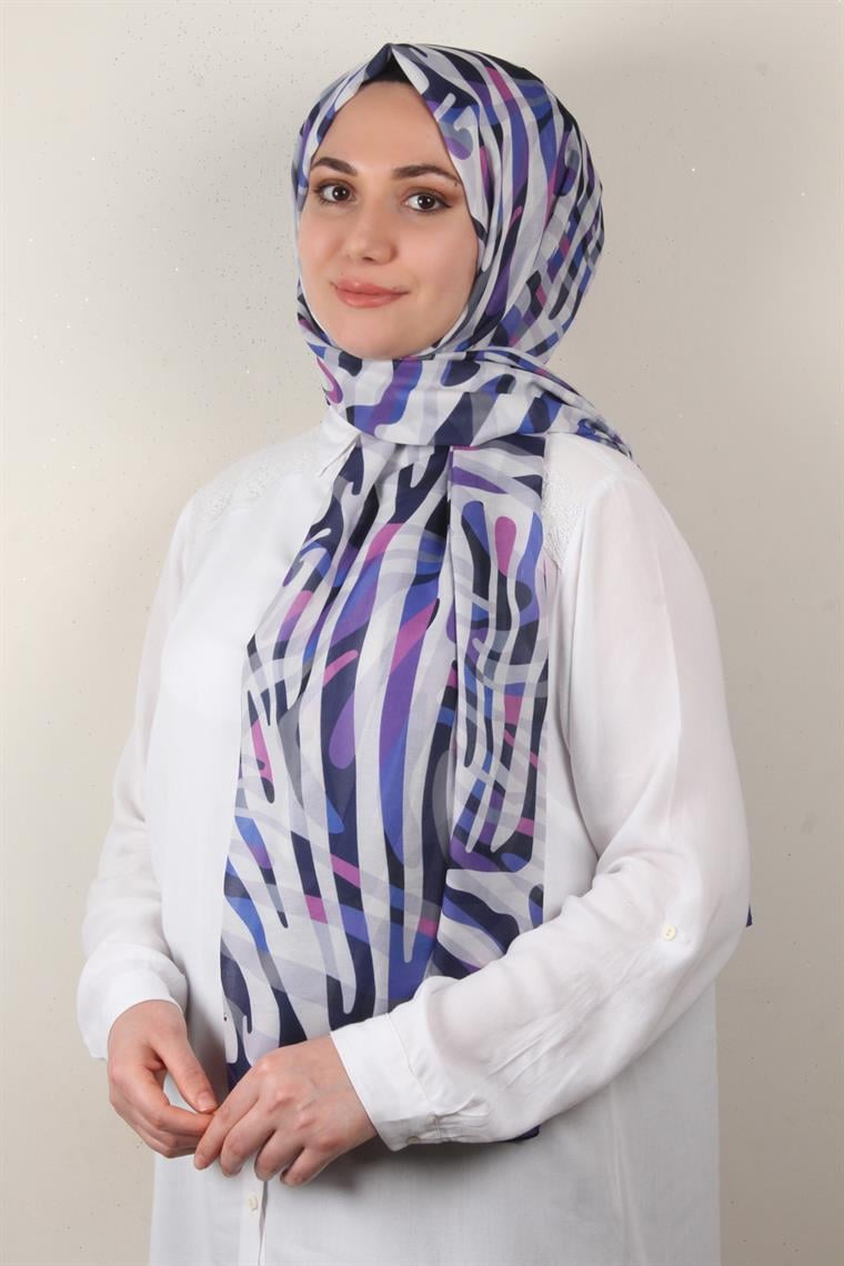 Soft Touch Şal 2750-2 Morcivert